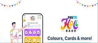 Unique Holi cashback deal was launched by Paytm!!!